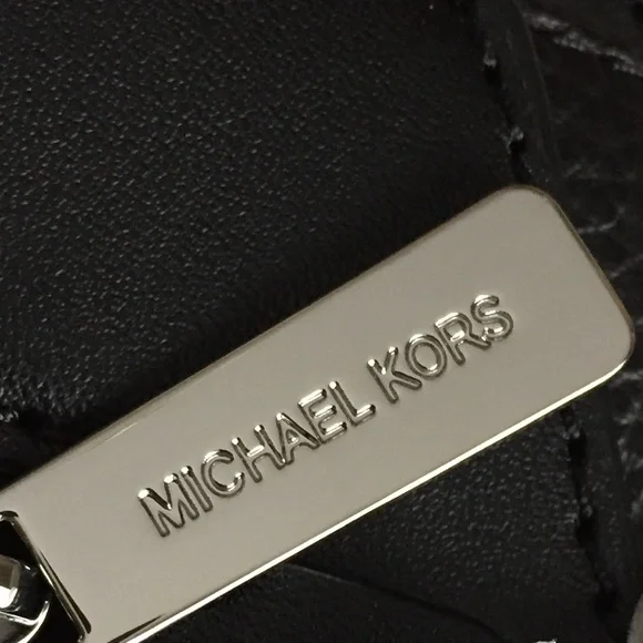 Michael Kors Jaycee Black Leather Backpack - Picture 8 of 10